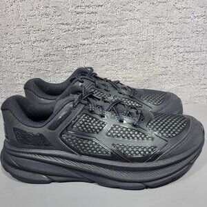 Hoka One One Cifton One9 Unisex US Size W9.5 M8.5 Black Carbon Running Sneakers